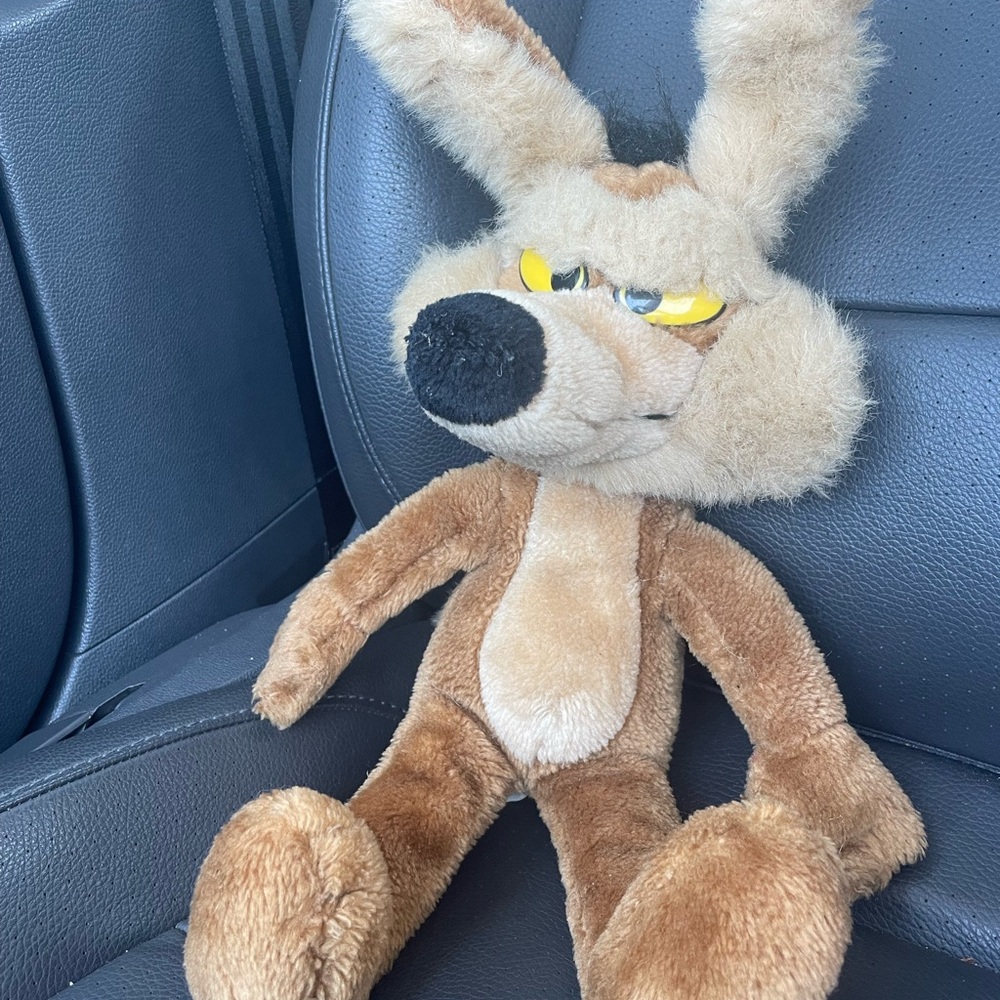 Vintage Wile E Coyote plush 1993 24K Brand Warner Bros.